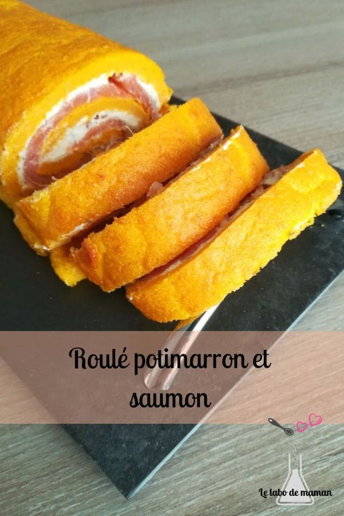 roulé-saumon-recette faicile - entrée - potimarron-fromage-companion-entrée-automne-orange-