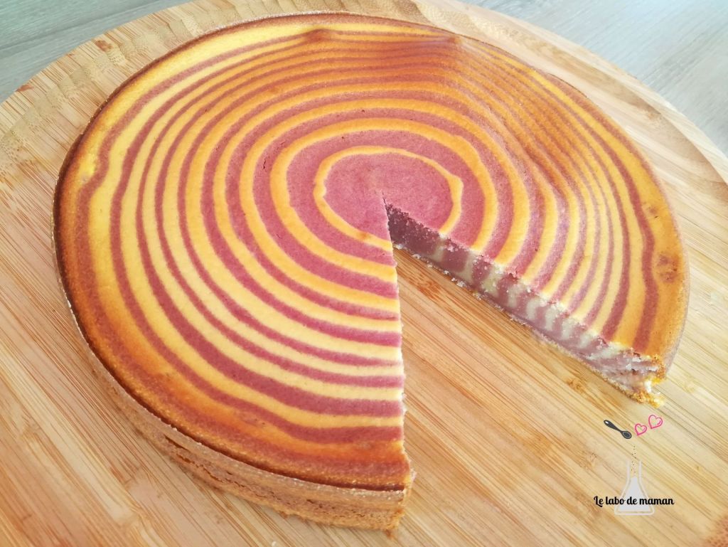 zébré-citron-framboise-gâteau-facile-octobre rose-companion